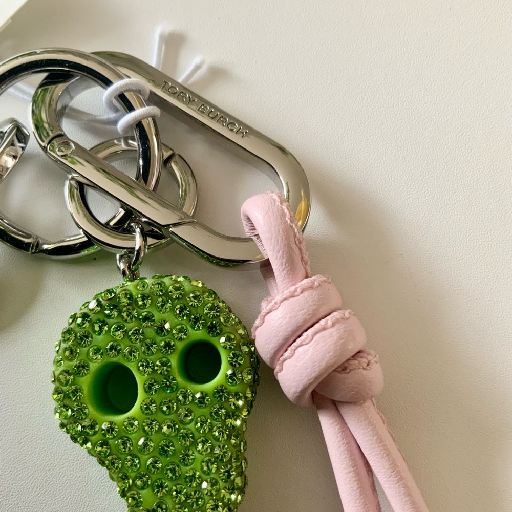 NWT TORY BURCH PICK & MIX CRYSTAL SKULL BONBON PURSE CHARM KEY FOB - Picture 7 of 10